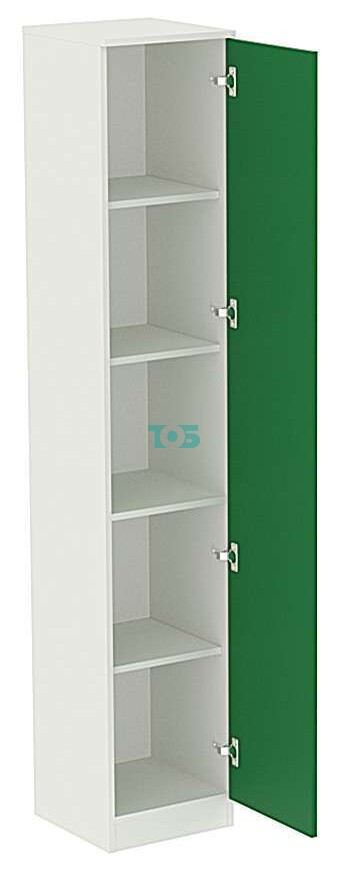 Хозяйственный шкаф из ДСП для аптеки ИЗУМРУД-Ш-42