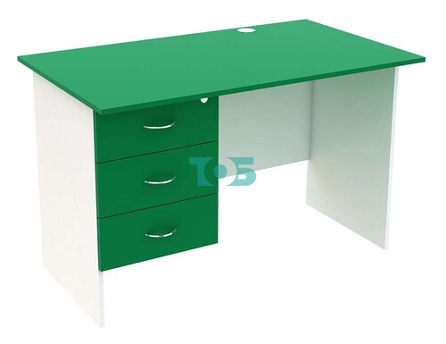 Стол однотумбовый в аптечный кабинет левосторонний серии ИЗУМРУД С-06L