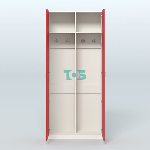 Аптечный шкаф одежды персонала для двух человек №2