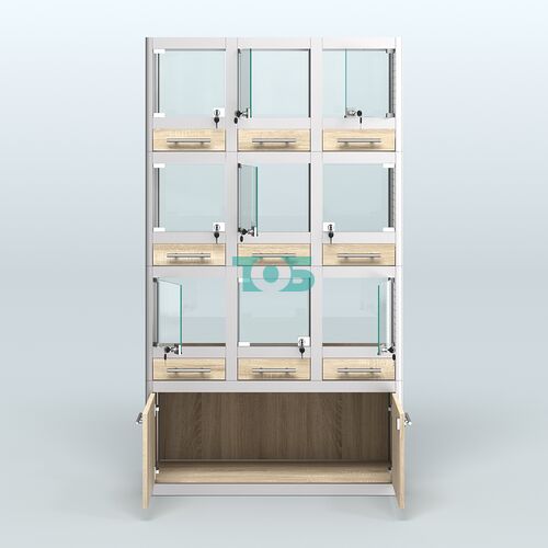 Витрина средняя для продажи животных - мелких грызунов в зоомагазин серии ДЕГУ - 03