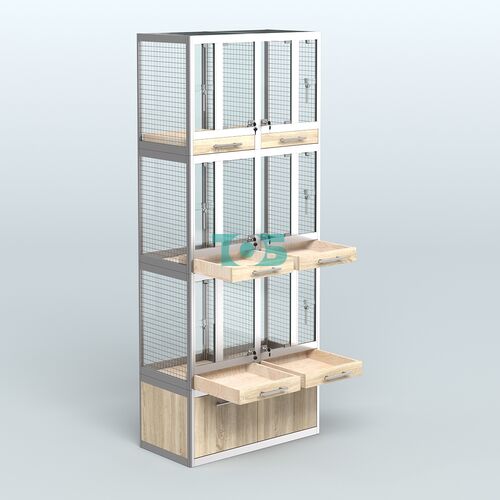 Витрина средняя для продажи птиц в зоомагазин серии ЖАКО-03