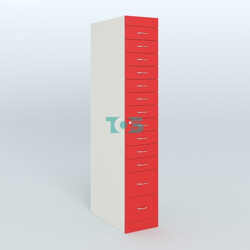 Рецептурный шкаф для аптек METACASE №1 глубиной 800 мм (13 ящиков)