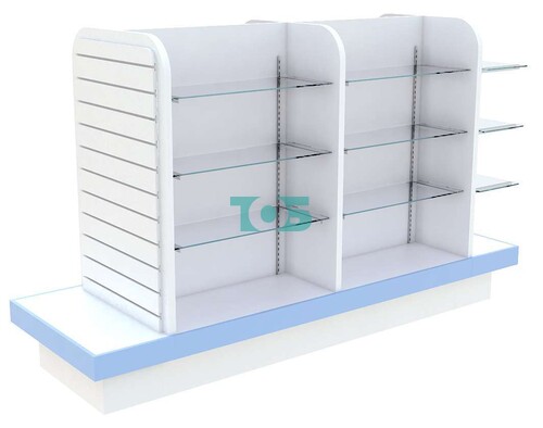 Островная система для большая с полками и эконом-панелью серии Голубой Горизонт №5