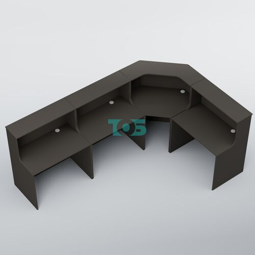 Ресепшен угловой большой КВАДРАТ №4