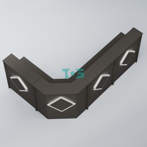 Ресепшен угловой большой РОМБ №4