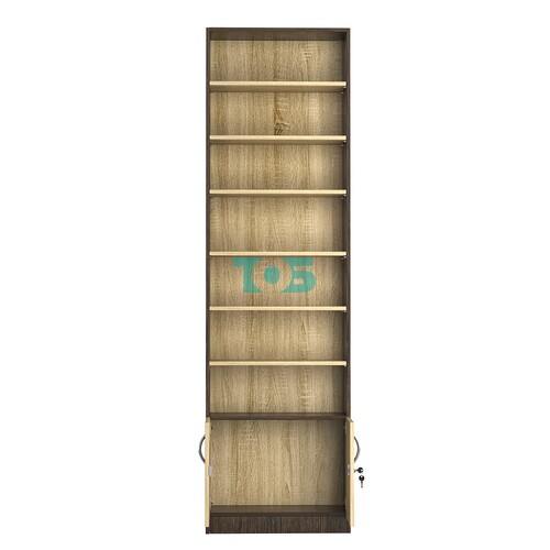 Стеллаж из ДСП с 6-ю полками 250x600 мм серии LEVEL-6 №4 (З/C - ДВП)