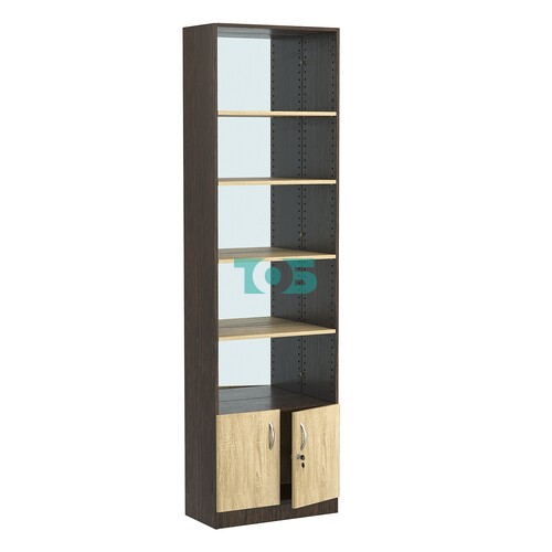 Стеллаж из ДСП с 4-мя полками 300x600 мм серии LEVEL-4 №5-2 (З/C - ЗЕРКАЛО)