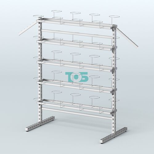 Система ЭЛЕГАНТ островная без задней стенки для головных уборов