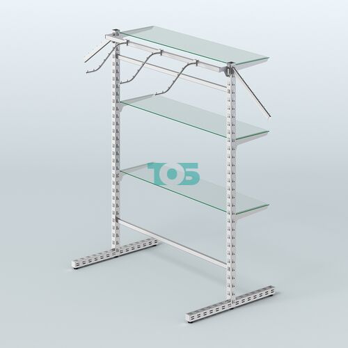 Система ЭЛЕГАНТ островная без задней стенки на колёсиках №15а