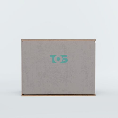 Ресепшен - стол БАРХАТ СЕРЫЙ ПЕРЛАМУТР №3 (ровная поверхность)