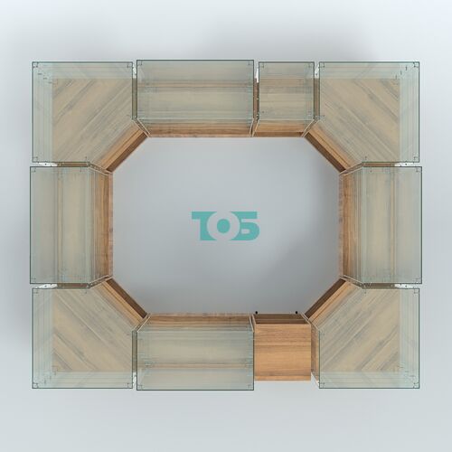 Павильон ИСТРА в центр зала №4 (открытый) (7, 15 кв.м)