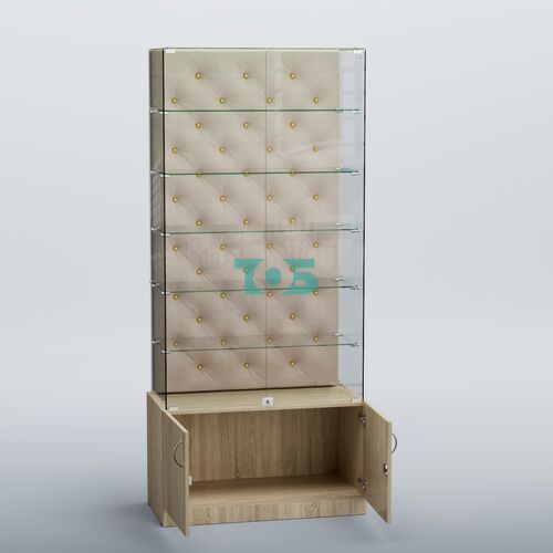 Высокая стеклянная витрина КАПИТОНЕ №505