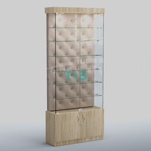 Высокая стеклянная витрина КАПИТОНЕ №31