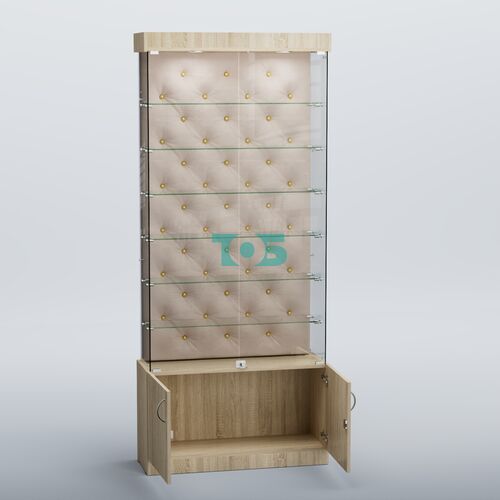 Высокая стеклянная витрина КАПИТОНЕ №31