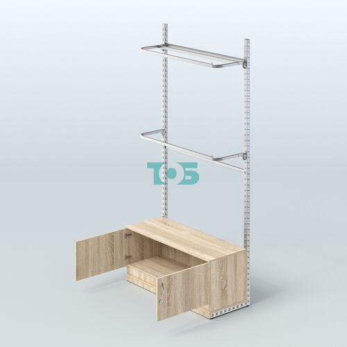 Система ЭЛЕГАНТ №2 без ДСП с тумбой T21 (1200 мм)