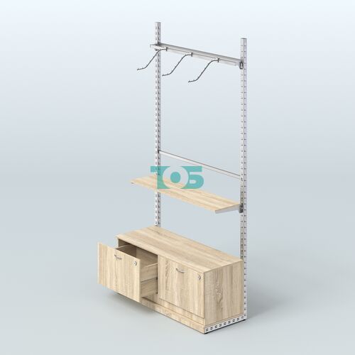 Система ЭЛЕГАНТ №4 без ДСП с тумбой T15 (1200 мм)