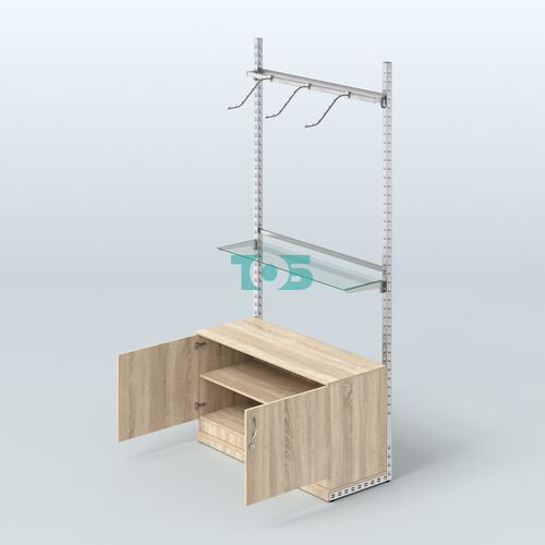 Система ЭЛЕГАНТ №6 без ДСП с тумбой T22 (1200 мм)