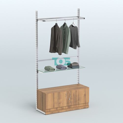 Система ЭЛЕГАНТ №7 без ДСП с тумбой T21 (1200 мм)