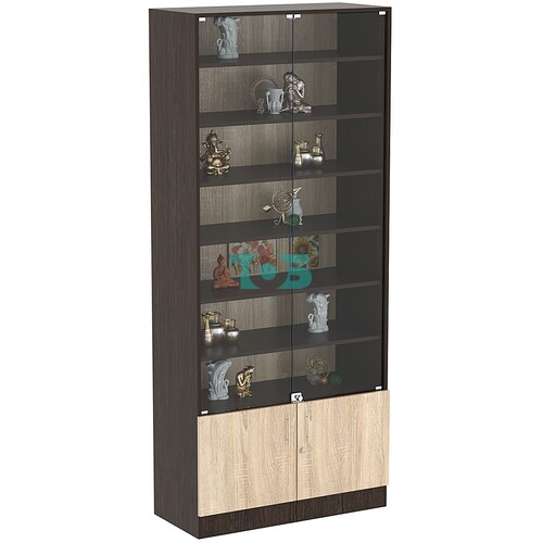 Торговая витрина Level №14-6п с 6-ю полками из ДСП 400х900мм