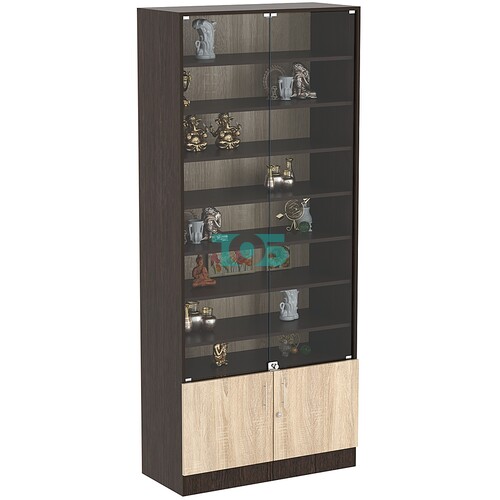 Торговая витрина Level №14-7п с 7-ю полками из ДСП 400х900мм