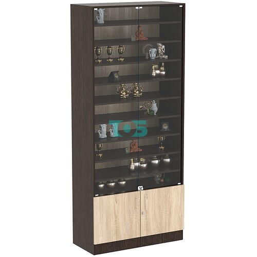 Торговая витрина Level №14-9п с 9-ю полками из ДСП 400х900мм