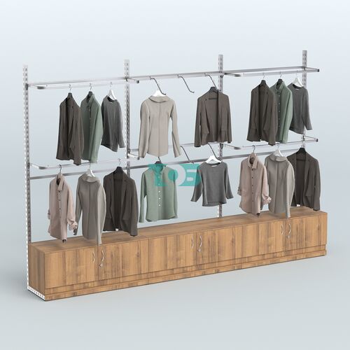 Система ЭЛЕГАНТ пристенная без ДСП №1 с тумбами Т-21 (3600 мм)