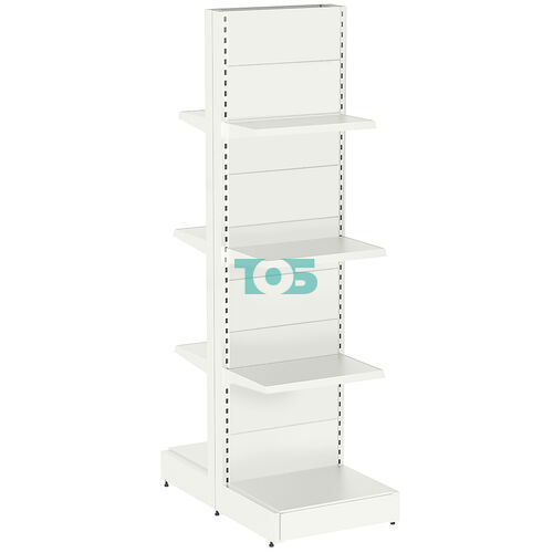 Стеллаж металлический островной высокий №11-ОСТ-2.4-0.6