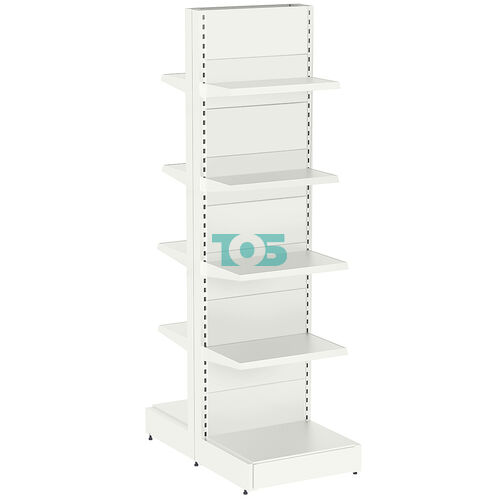 Стеллаж металлический островной высокий №13-ОСТ-2.4-0.6