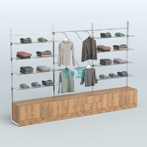 Система ЭЛЕГАНТ пристенная без ДСП №10 с тумбами Т-14 и Т-21 (3600 мм)