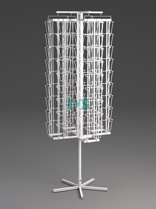 Б.ВР.17 Буклетница вращающаяся 144 ячейки для открыток (А5+А6)