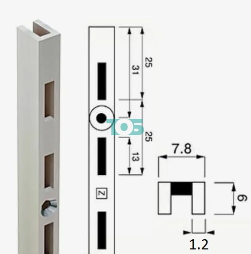 Направляющая к стене НФ-2400