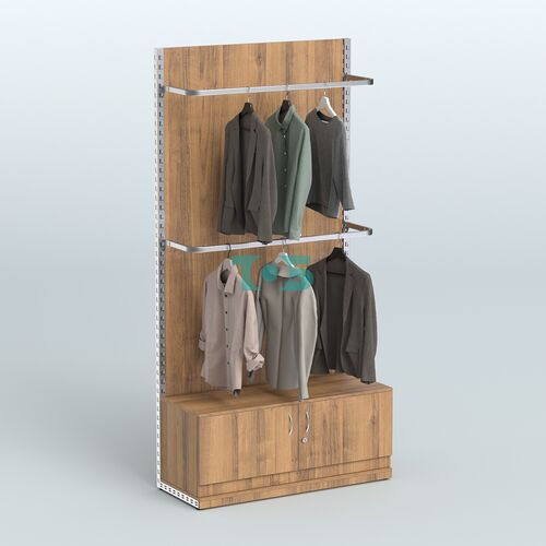 Система ЭЛЕГАНТ №2 с ДСП и тумбой T21 (1200 мм)