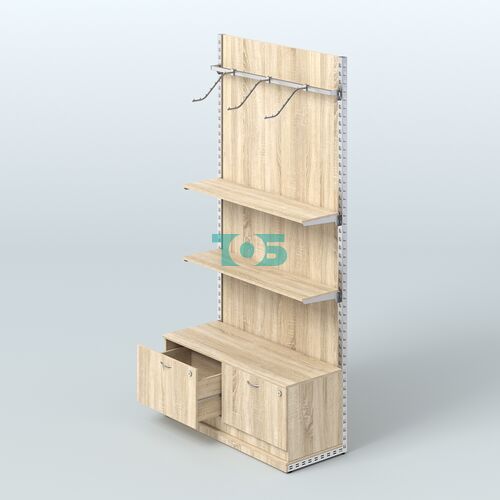 Система ЭЛЕГАНТ №4 с ДСП и тумбой T15 (1200 мм)