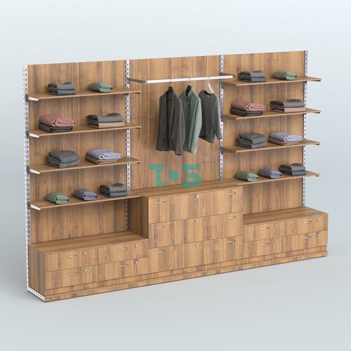 Система ЭЛЕГАНТ №5 пристенная с ДСП и тумбами Т14 и Т13 (3600 мм)