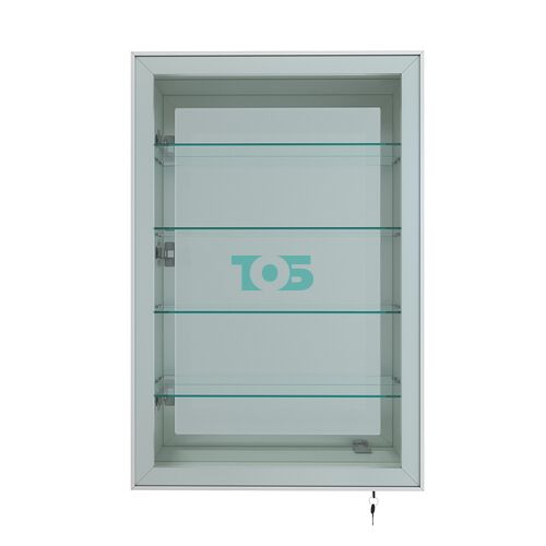 Витрина настенная №2-2А высокая с зеркалом серии Collecto