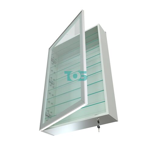 Витрина настенная №2-5А высокая с девятью полками серии Collecto