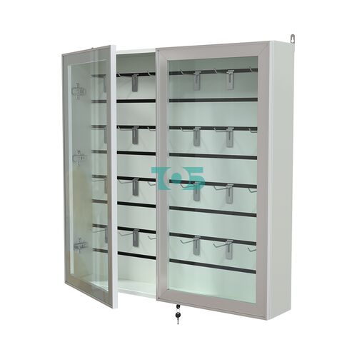 Витрина настенная №4-1Б закрытая с экономпанелью серии Collecto