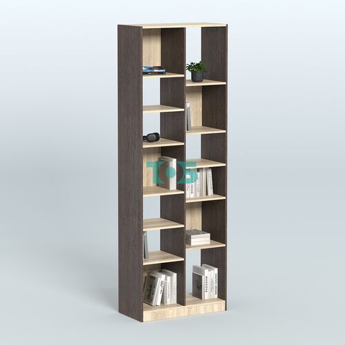 Стеллаж из ДСП серии ЛОФТ №8-2 с полками ДСП