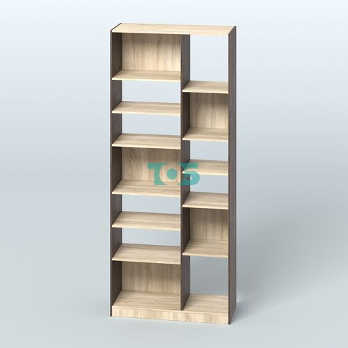 Стеллаж из ДСП серии ЛОФТ №9-2 с полками ДСП