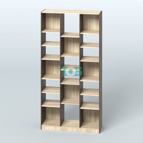 Стеллаж из ДСП серии ЛОФТ №10-2 с полками ДСП