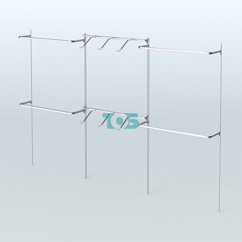 Neo Fix №1 с хромированными поручнями (3600 мм)