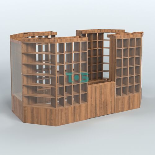 Павильон с двумя кассовыми прилавками для продажи чая и кофе №2