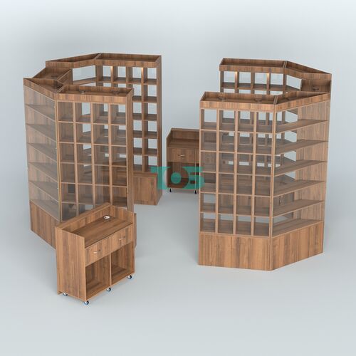 Павильон с двумя кассовыми прилавками для продажи чая и кофе №2