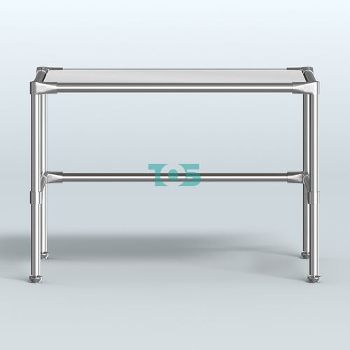 Стол малый D-41 с полкой Зеркало 4мм