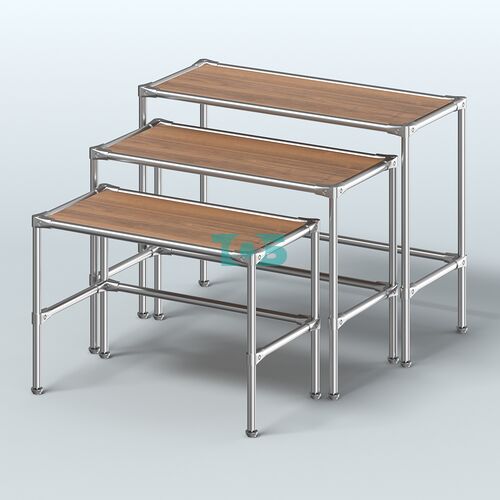 Комплект столов №1-4 с полками ДСП 16мм