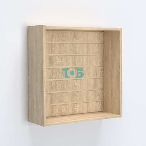 Витрина настенная №201-1Б с эконом панелью