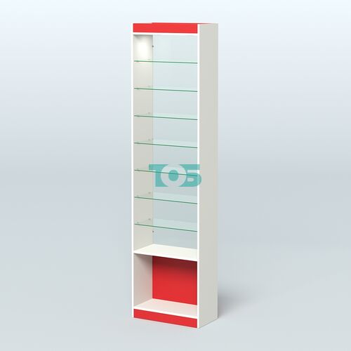 Высокая витрина серии Эконом №304-600 (без дверей)