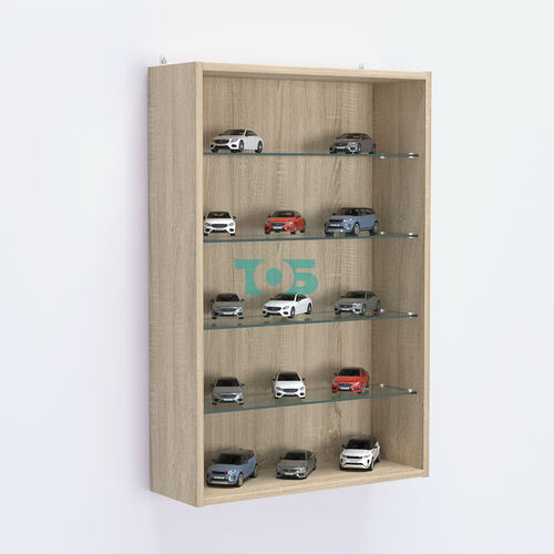 Витрина настенная №202-1Г открытая с четырьмя полками