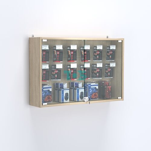 Витрина настенная №203-1Б широкая