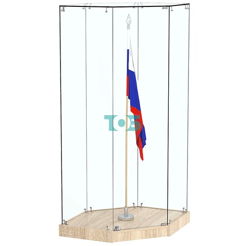 Витрина для знамени №1